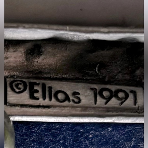 Vintage Elias American Sterling Silver-Pewter Picture Frame-Retired #1672 USA - Picture 8 of 8